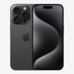 iPhone 15 Pro 128 Go Titane noir prix Maroc