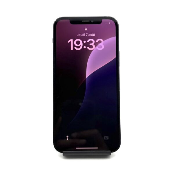 iPhone 12 128Go Noir Occasion (Batterie 78%) – Image 2
