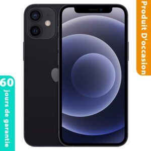iPhone 12 128 Go Noir Occasion (Batterie 90%)