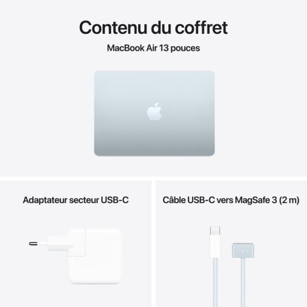 MacBook Air 13" M4 16Gb 512Gb Bleu Midnight (Neuf) Garantie 1 An – Image 2