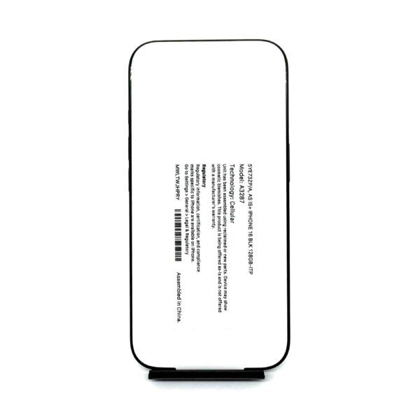 iPhone 16 128Gb Noir neuf boite ouvert – Image 3