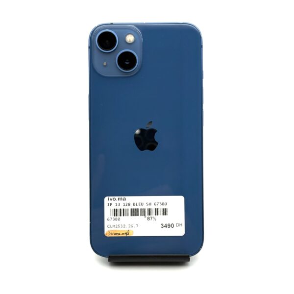 iPhone 13 128Go bleu occasion (Batterie 87%) – Image 7