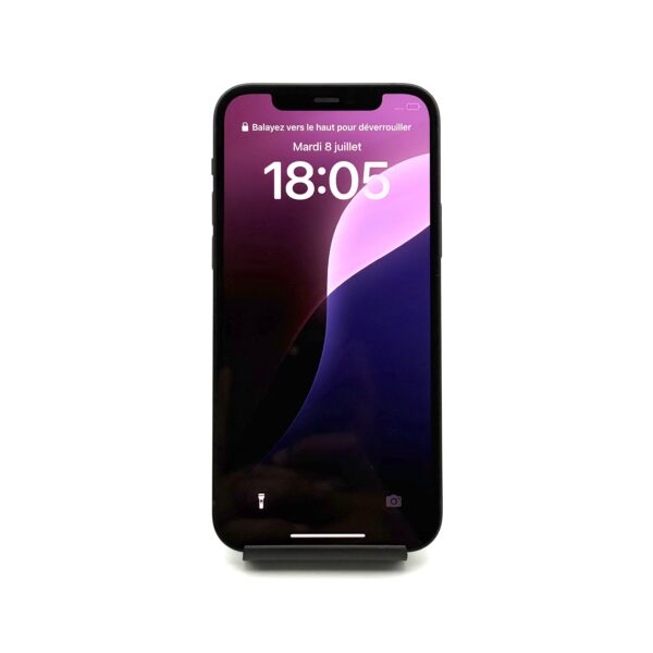 iPhone 12 128Go Noir Occasion (Batterie 87%) – Image 2