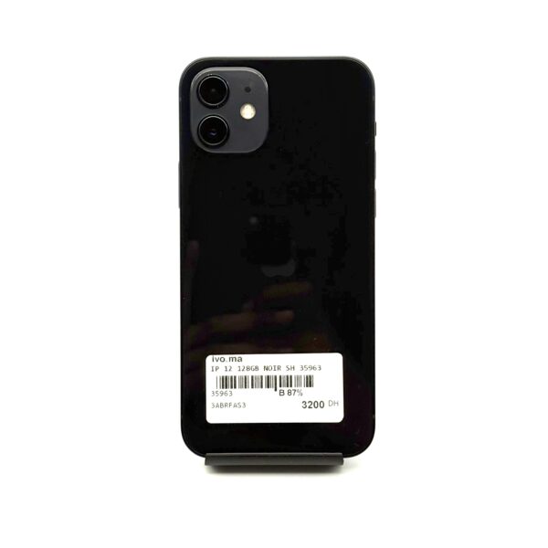 iPhone 12 128Go Noir Occasion (Batterie 87%) – Image 7