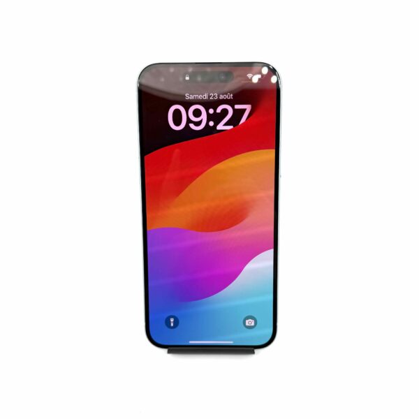 iPhone 15 128 Go Blanc Occasion (Batterie 100 %) – Image 2