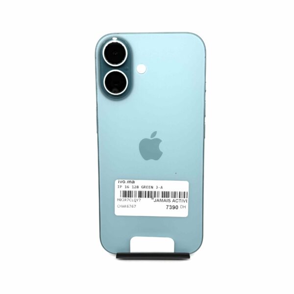 iPhone 16 128Gb Vert neuf boite ouvert – Image 2
