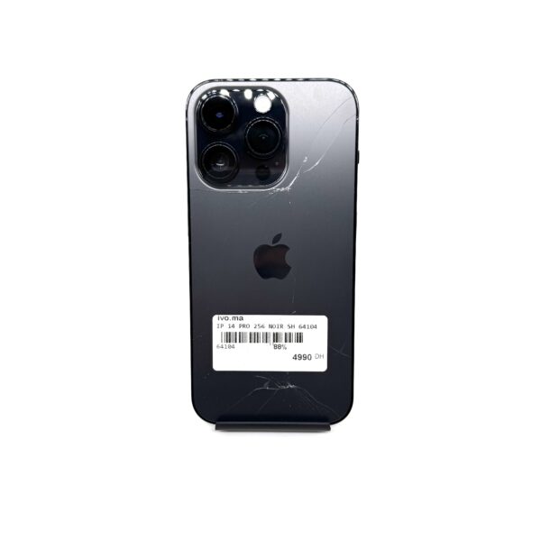 iPhone 14 Pro 256 Go Noir Occasion (Batterie 88%) – Image 7