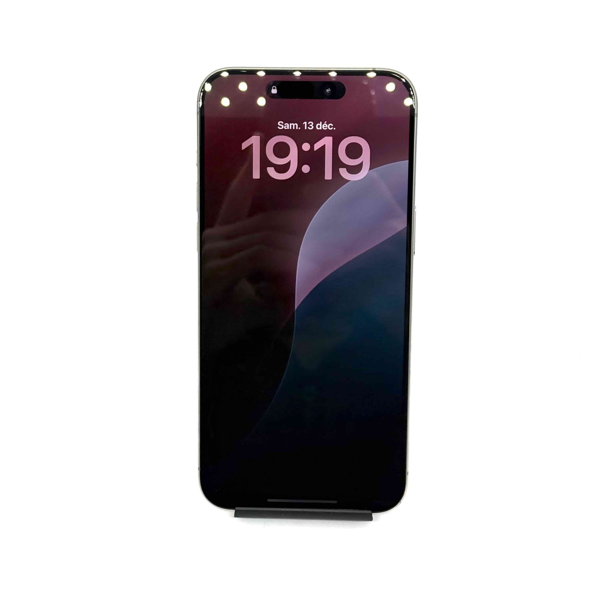 iPhone 15 Pro max 256 Go Natural Occasion (Batterie 91%) – Image 2