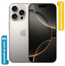 iPhone 16 Pro 128 Go Natural Titanium Occasion (Batterie 96%)