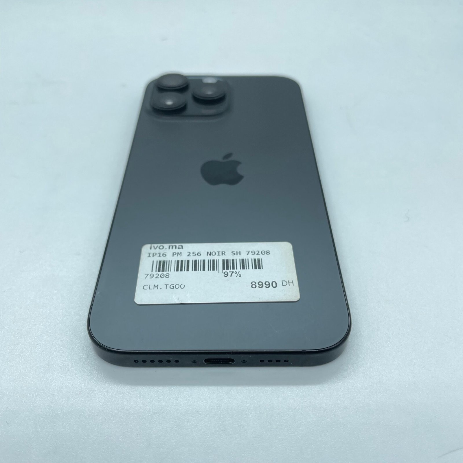 iPhone 16 Pro max 256 Go Noir Occasion (Batterie 97%) – Image 3