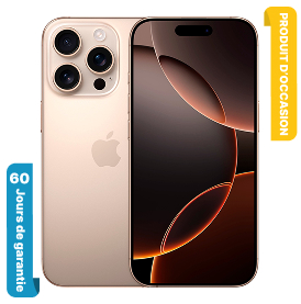 iPhone 16 Pro max 256 Go Desert Occasion (Batterie 94%)