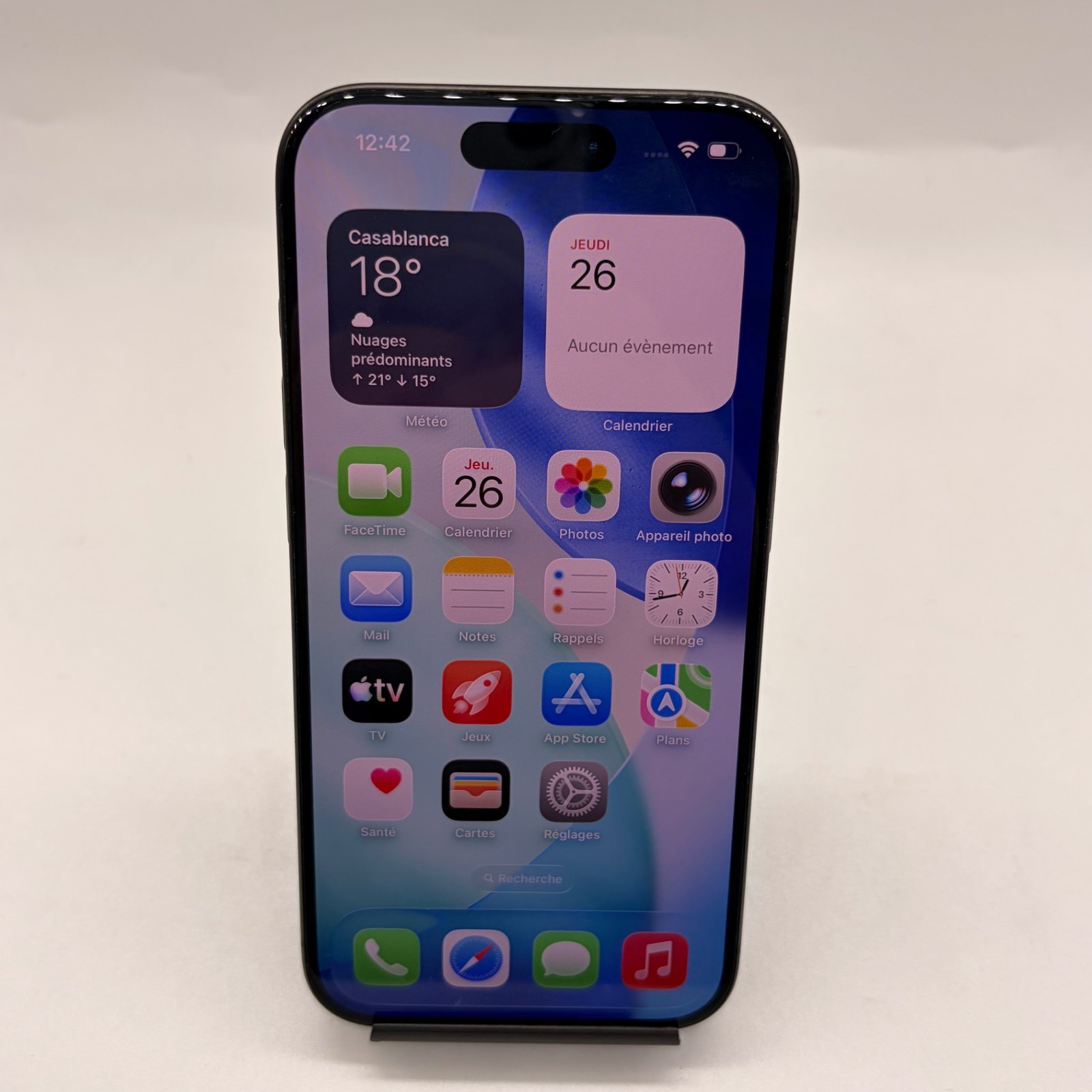 iphone-15-pro-128-go-noir-occasion-ecran-face