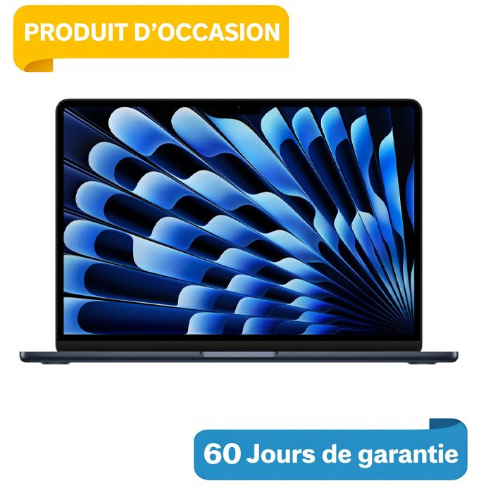 MacBook Air M4 15" 24Go 1To Bleu Minuit Occasion (Batterie 100%)