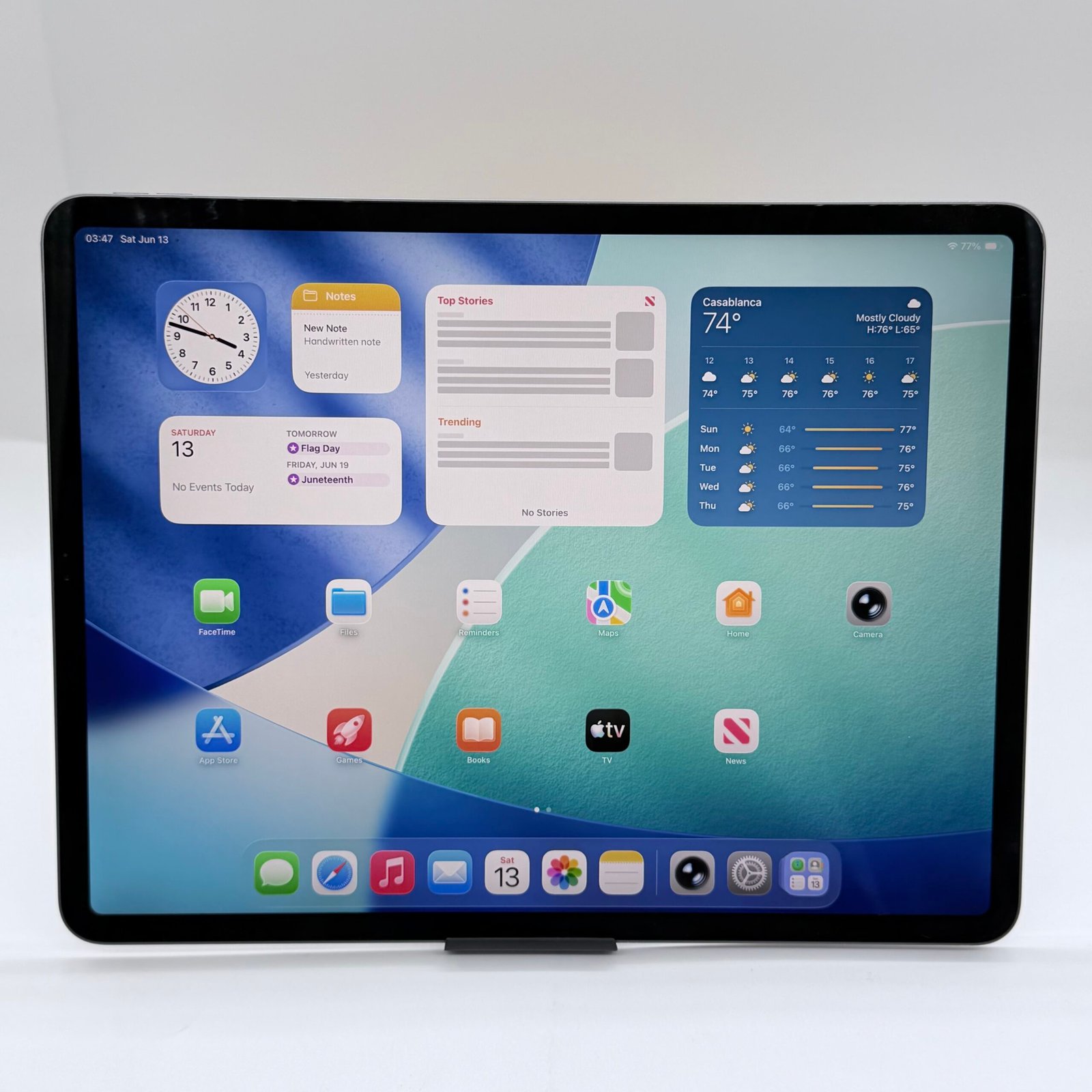 iPad Pro 4ème Gén 12.9″ 128 Go Gris Sidéral Wi-Fi Occasion - Batterie 92% – Image 7