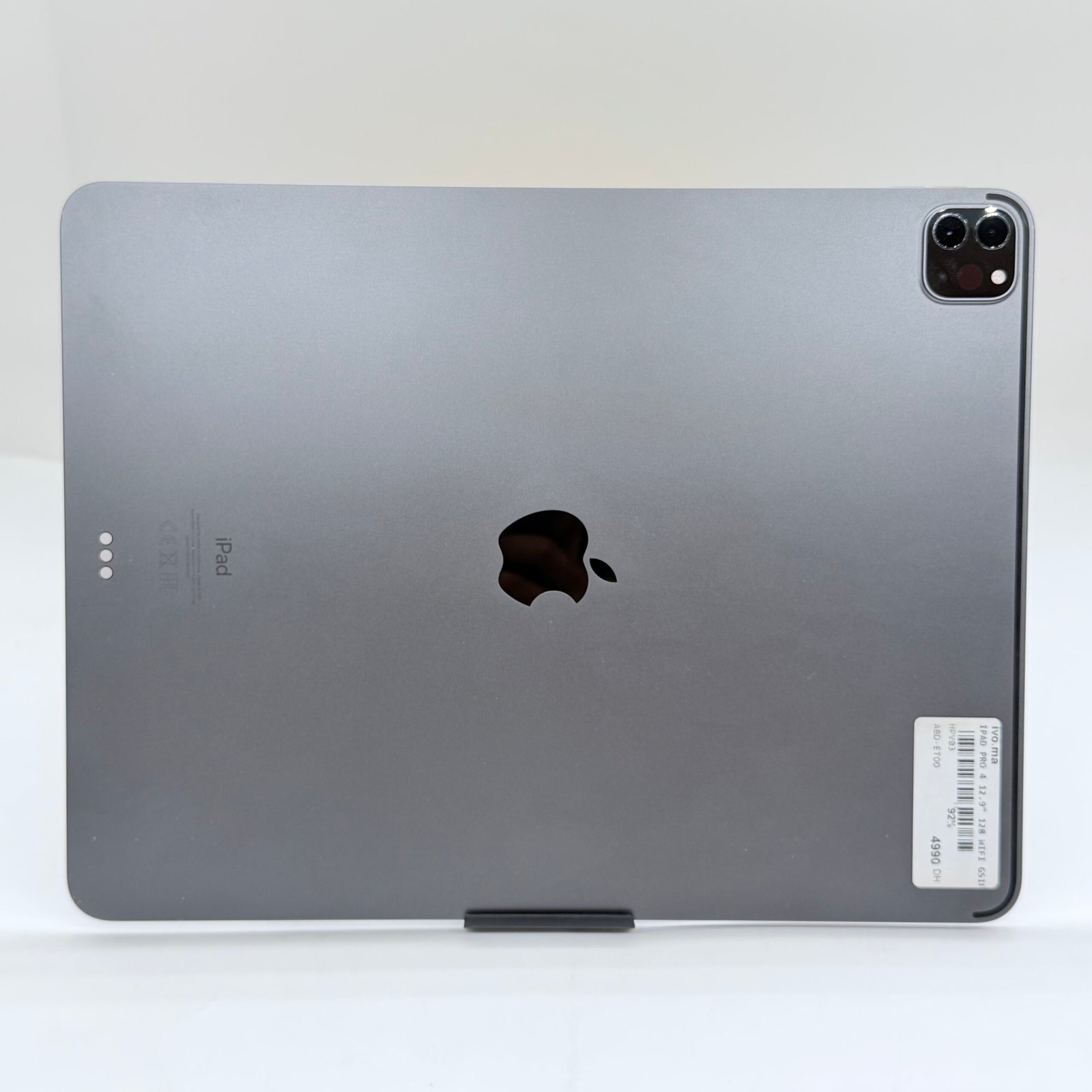 iPad Pro 4ème Gén 12.9″ 128 Go Gris Sidéral Wi-Fi Occasion - Batterie 92% – Image 6