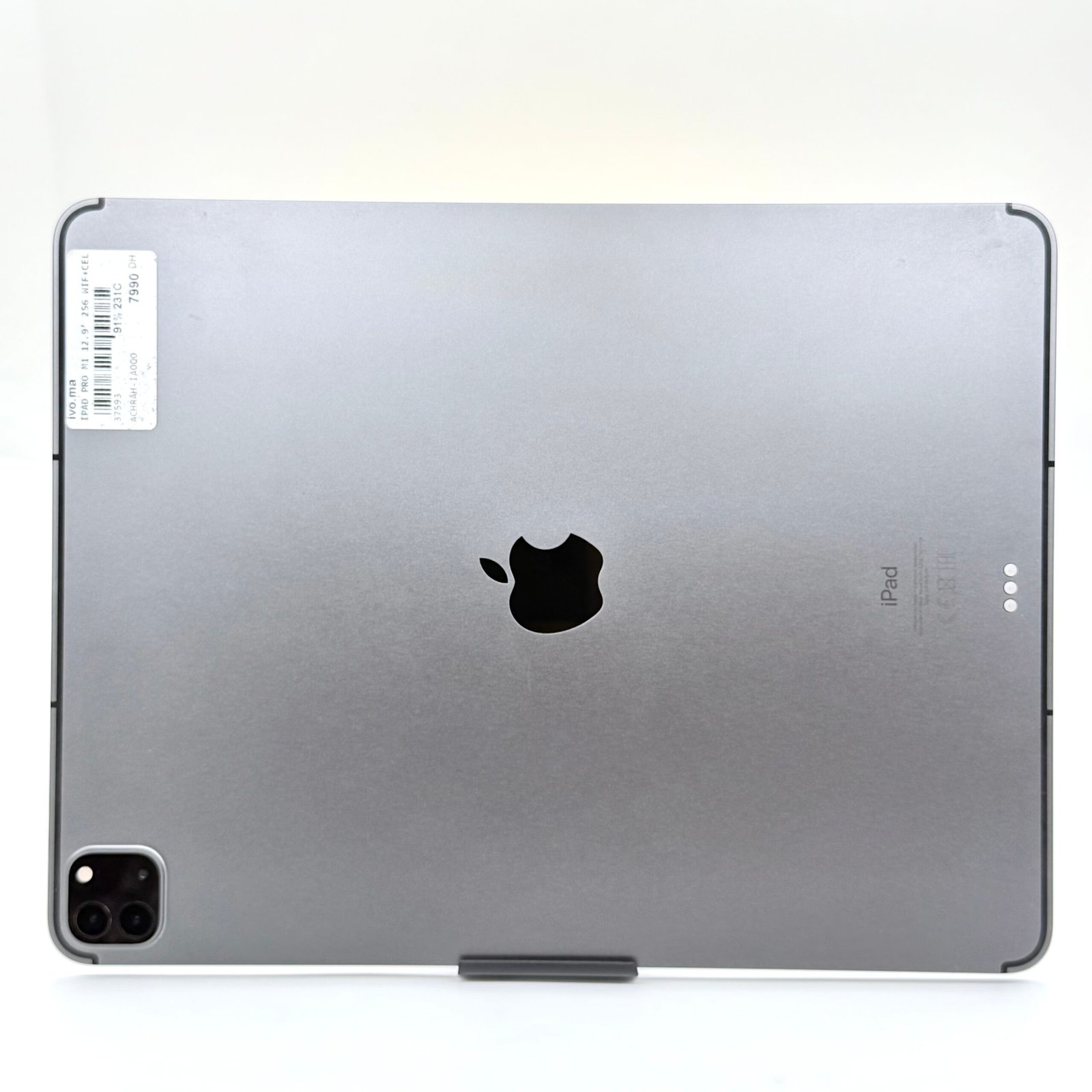 iPad Pro M1 12.9″ 256 Go Gris Sidéral Wi-Fi + Cell Occasion - Batterie 91% + Magic Keyboard – Image 7