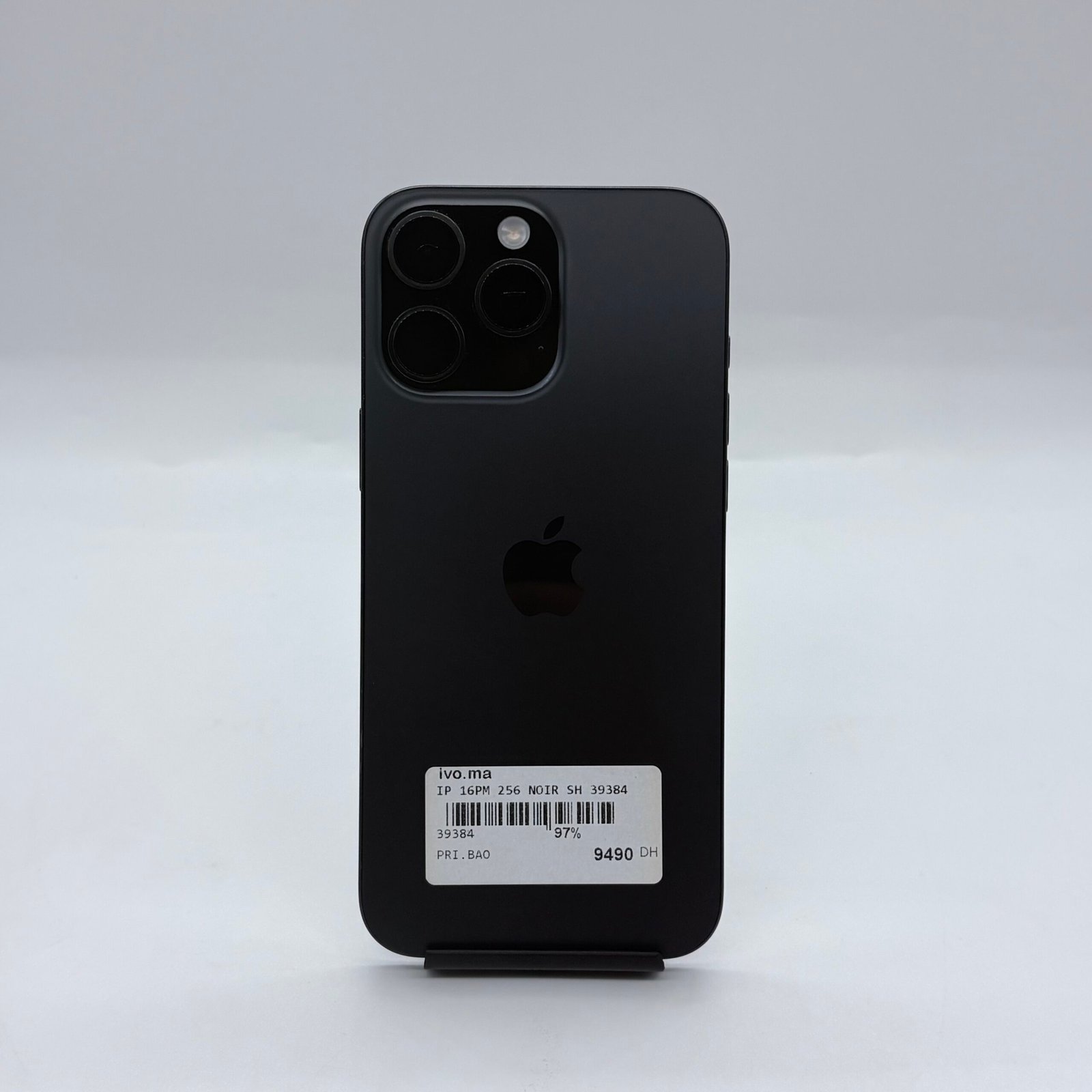 iPhone 16 Pro Max 256 Go Noir Occasion (Batterie 97%) – Image 2
