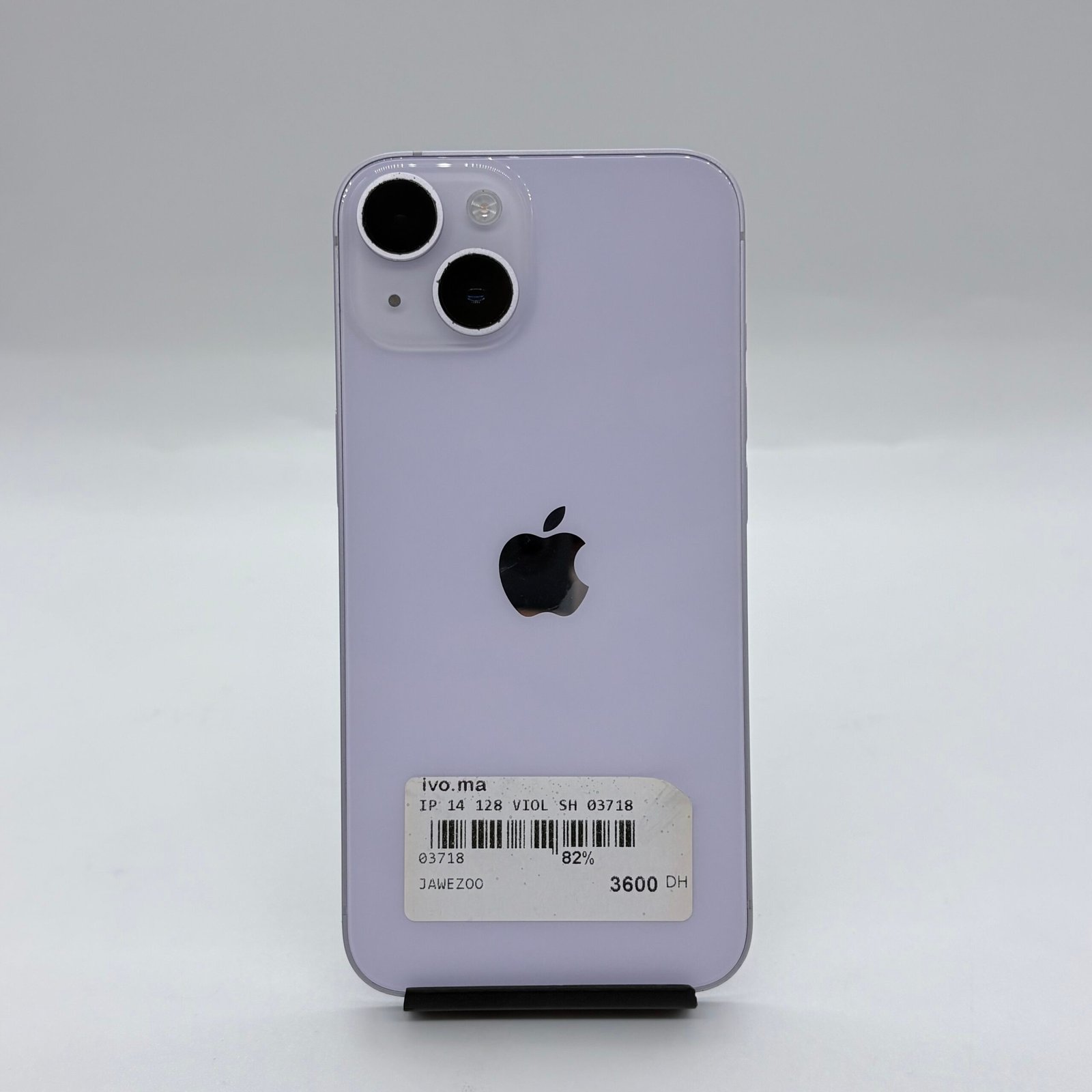 iPhone 14 Mauve 128 Go Occasion (Batterie 82%) – Image 2