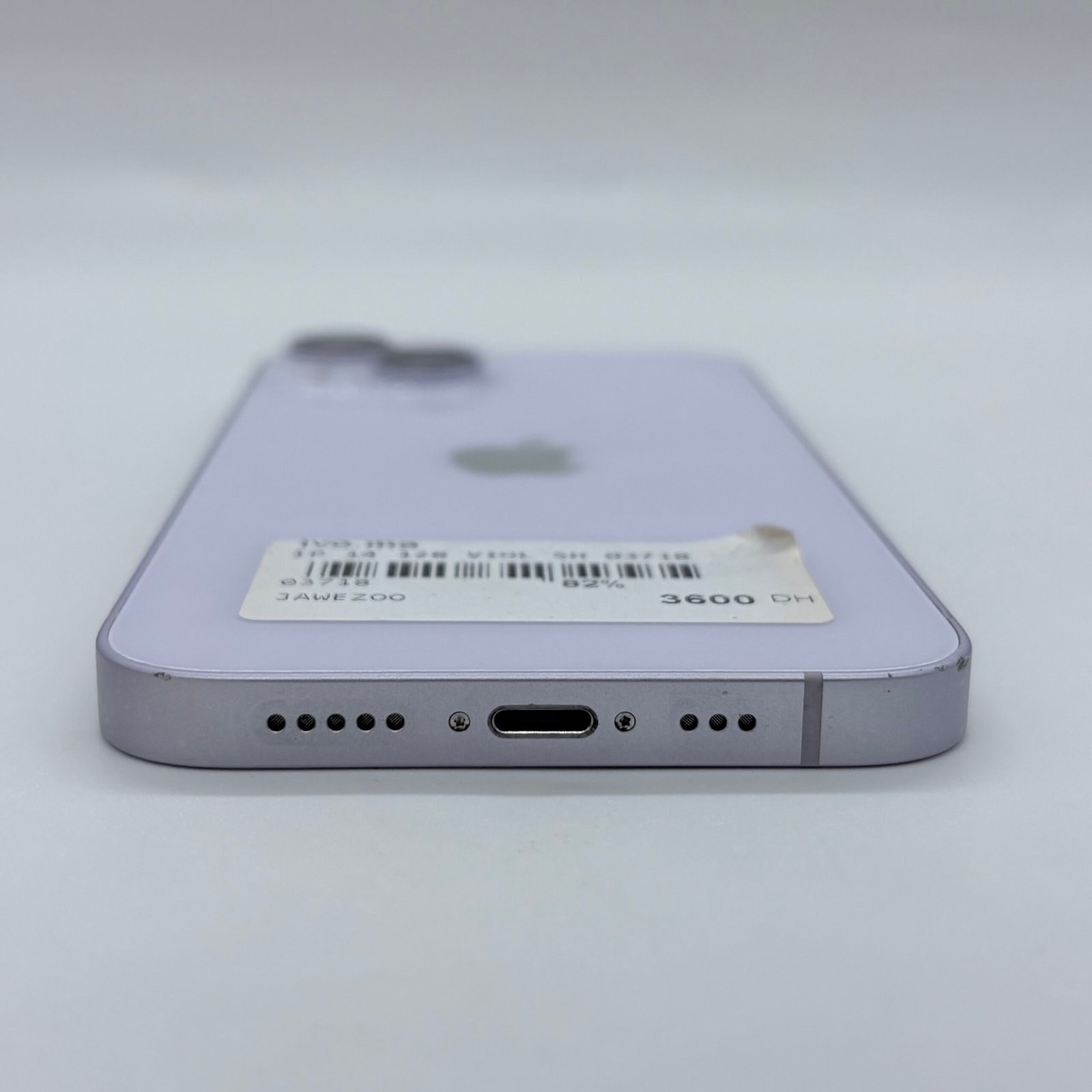 iPhone 14 Mauve 128 Go Occasion (Batterie 82%) – Image 3