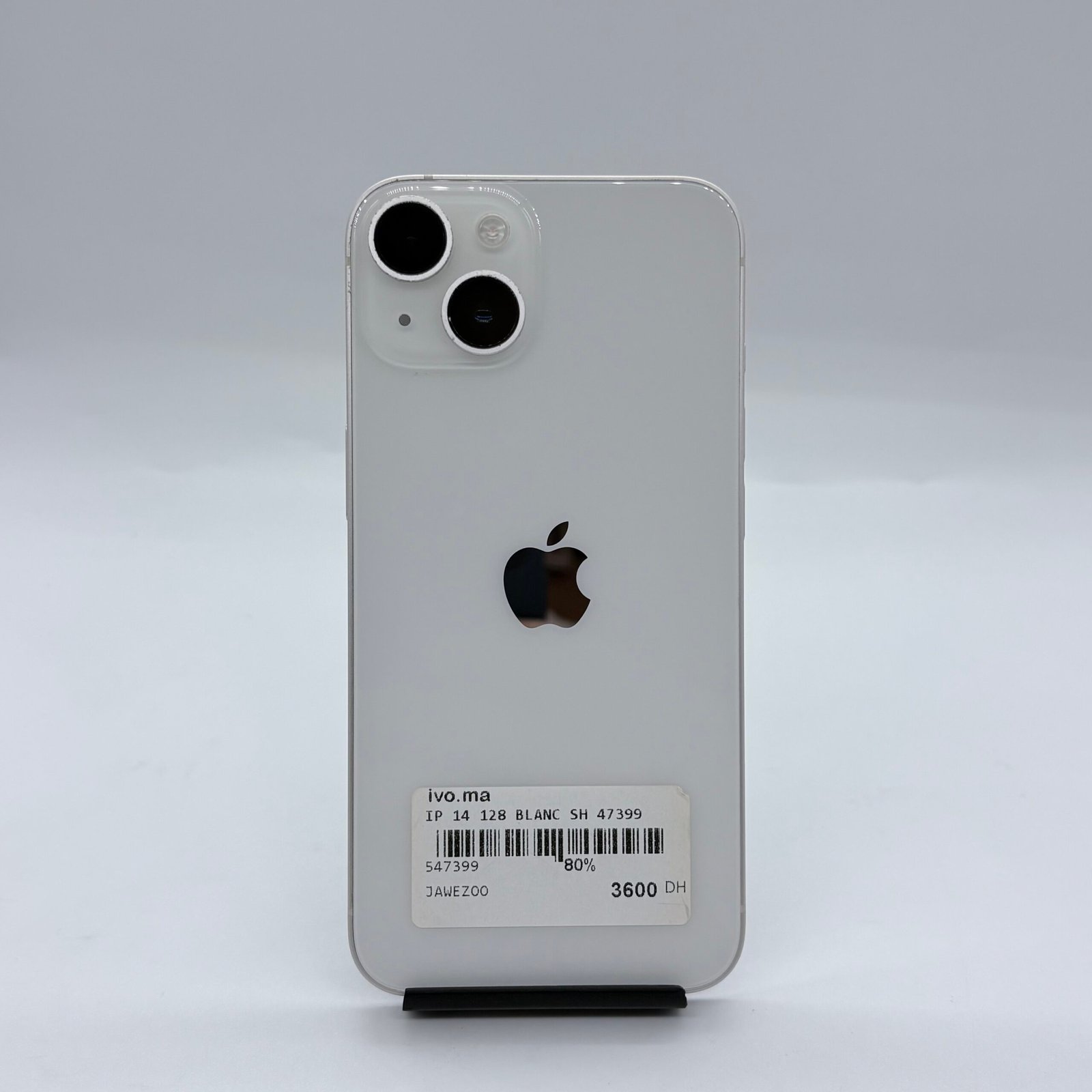iPhone 14 Blanc 128 Go Occasion (Batterie 80%) – Image 2