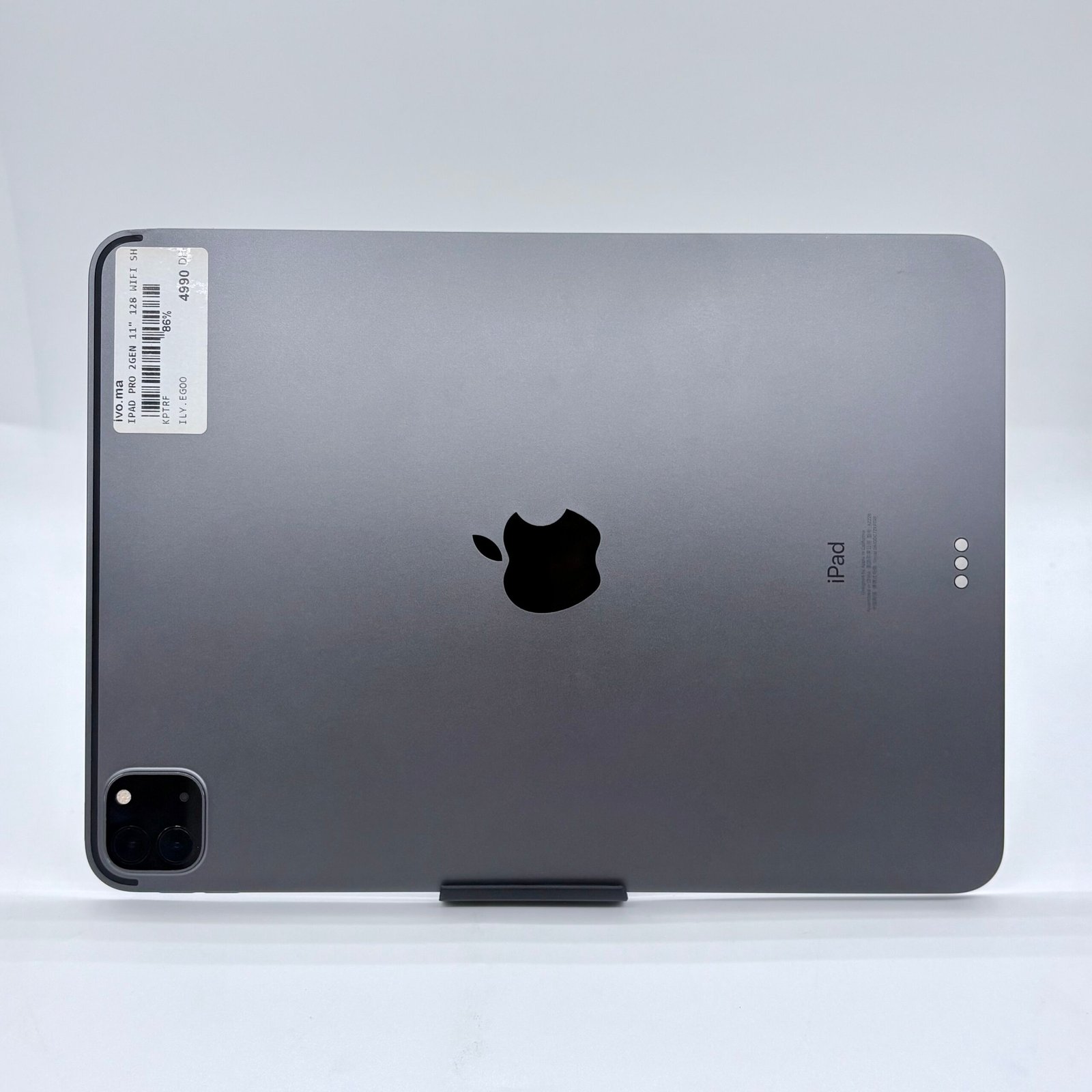 iPad Pro 2 ème Gén Wifi 11" Occasion 128 Go Gris Sidéral (Batterie 86%) – Image 7