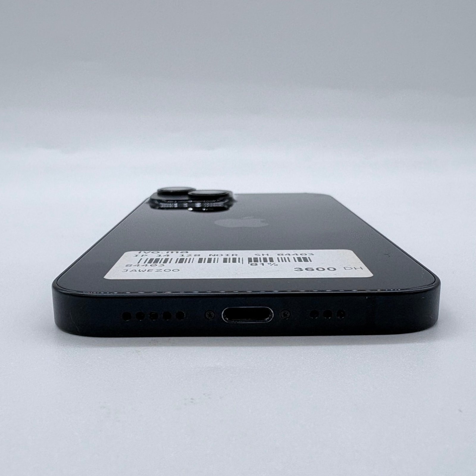 iPhone 14 Noir 128 Go Occasion (Batterie 81%) – Image 4